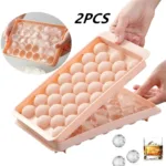 33 Ice Boll Hockey PP Mold Frozen Whiskey Ball Popsicle Ice Cube Tray Box Lollipop Making Gifts Kitchen Tools Accessories 1