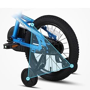 JOYSTAR Kids Bikefor 2-9 Years Old Toddlers and Kids, Kids BMX Bike with Training Wheels for Boys Girls, Multiple Colors