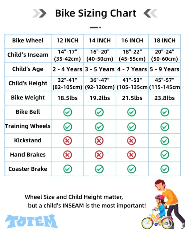 US warehouse JOYSTAR Kids Bike for Boys Girls Ages 2-9 Years Old, 12 14 16 18 Inch BMX Style Kid's Bicycles with Training Wheels 4