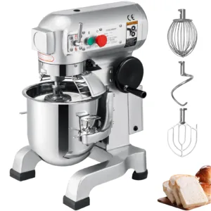 VEVOR Electric Dough Machine 10/15/20/30Qt Stainless Steel Commercial Cream Egg Whisk Mixer Processor Kitchen Food Stand Blender 1