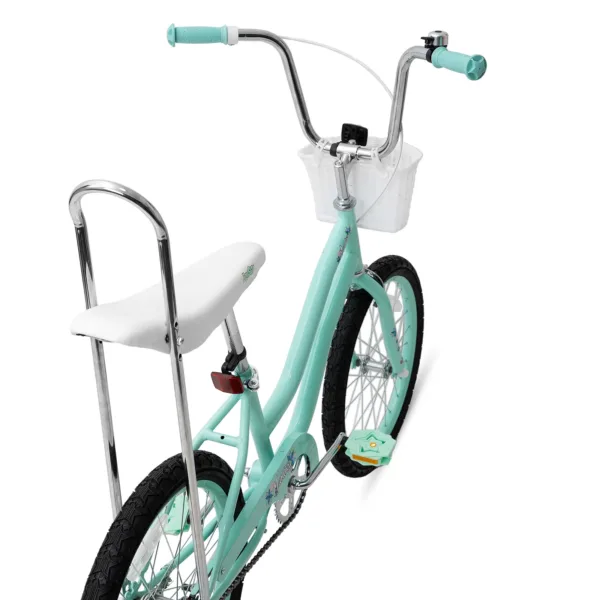 US warehouse 20 Inch Bike with Training Wheels, Banana Seat for Girls Ages 6-15 Years, Front Handbrake, Coaster Brakes 1