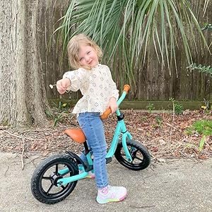 JOYSTAR Toddler Balance Bike for Girls & Boys, Ages 18 Months to 5 Years, Kids Push Bike with Footrest & Adjustable Seat Height