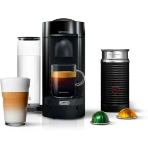 Coffee and Espresso Machine, with Milk Frother, Ink Black, Capsule Coffee Machine, Household Use, Versatile Coffee Maker 1