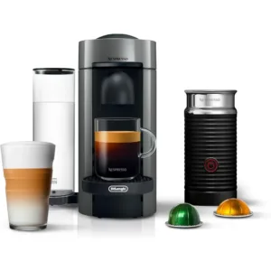 Coffee and Espresso Machine, with Milk Frother, Grey, Capsule Coffee Machine, Household Use, Versatile Coffee Maker 1