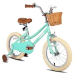 US warehouse JOYSTAR Girls Bike for 2-12 Toddlers & Kids, 12" 14" 16" 20" with Training Wheels, Basket & Kickstand, Retro Style 11