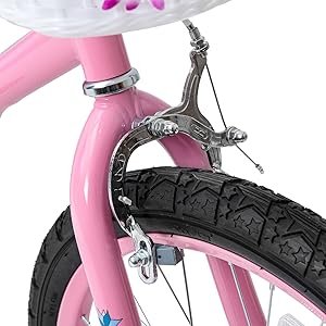 JOYSTAR 20 Inch Girls Bike with Training Wheels, Banana Seat Bike for Girls Ages 7-12 Years Old with Handbrake and Coaster Brake