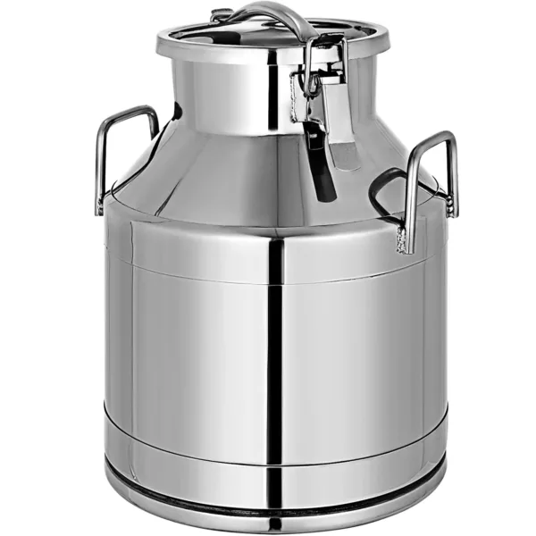 VEVOR 304 Stainless Steel Milk Can 20/50L Milk Bucket Wine Pail Bucket Tote Jug with Sealed Lid for Milk and Wine Liquid Storage 1