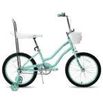 JOYSTAR 20 Inch Girls Bike with Training Wheels, Banana Seat Bike for Girls Ages 7-12 Years Old with Handbrake and Coaster Brake 1