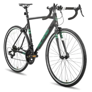 Hiland Aluminum Road Bike,Shimano 21 Speeds, 53/57cm Frame, Racing Bike for Men Mens Racing Bike 1