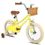 US warehouse JOYSTAR Girls Bike for 2-12 Toddlers & Kids, 12" 14" 16" 20" with Training Wheels, Basket & Kickstand, Retro Style 6