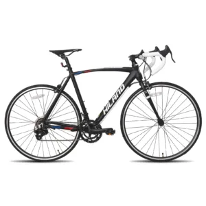 Hiland 700c road bike, 14 speeds, lightweight aluminum frame, racing bike, city commuter road bike for men and women 1