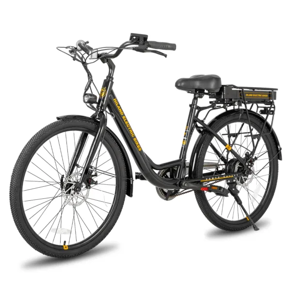 HILAND Adult Electric Bike, 26 Inch 250W Men Women E-Bike with Throttle, Removable Battery, LCD Display, 20 MPH Electric Bike 2