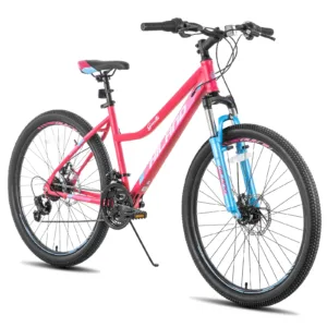 Hiland 26 Inch Womens Mountain Bike,with Step-Through Frame,Shimano 21 Speeds,Suspension Fork MTB,Bicycle for Women Men Adult 1