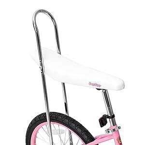 JOYSTAR 20 Inch Girls Bike with Training Wheels, Banana Seat Bike for Girls Ages 7-12 Years Old with Handbrake and Coaster Brake