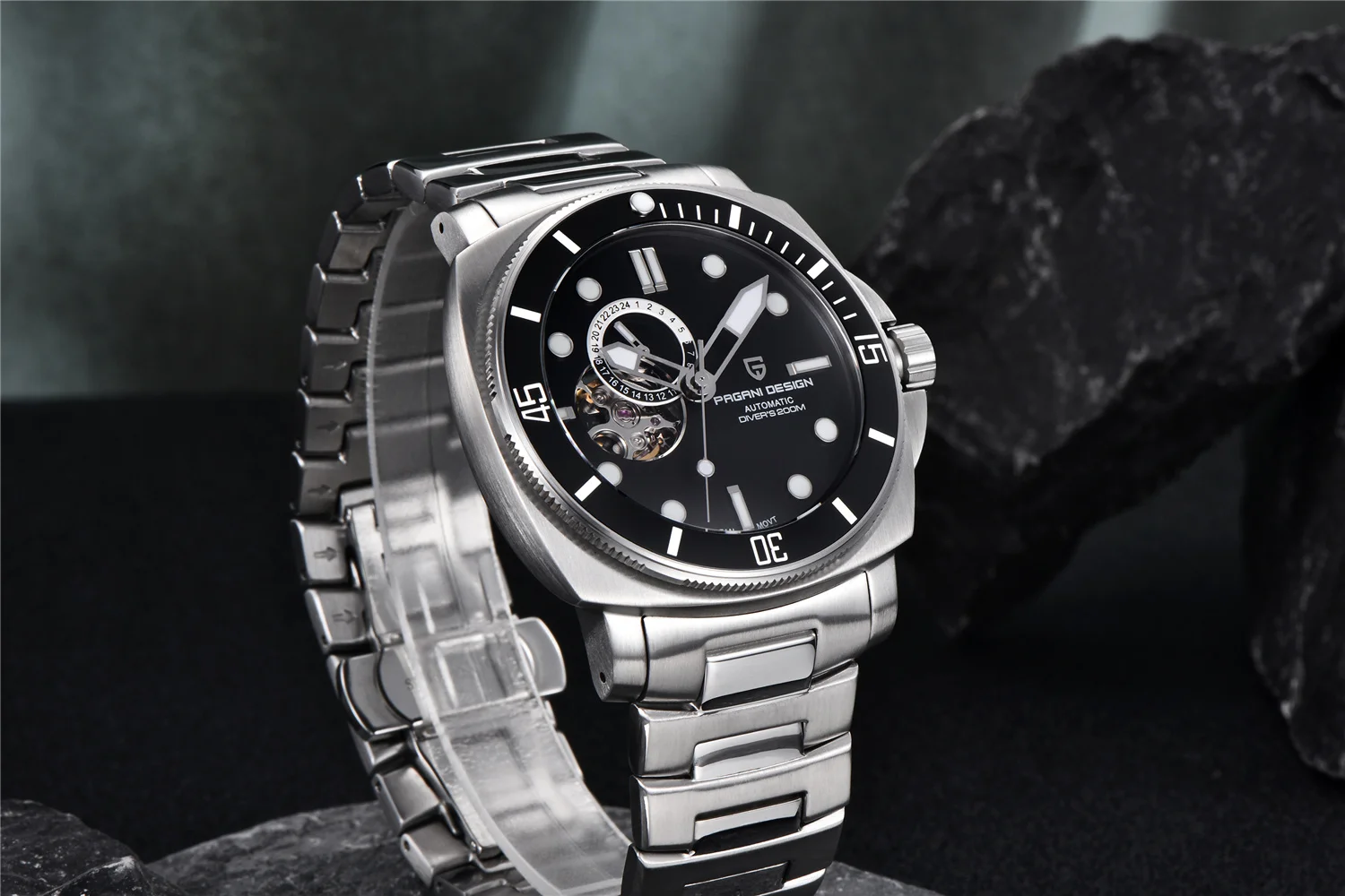 PD1736 PAGANI DESIGN 2024 Men Automatic Mechanical Watch Casual Fashion Sapphire Stainless Steel Diving TMI NH39 Reloj Hombre