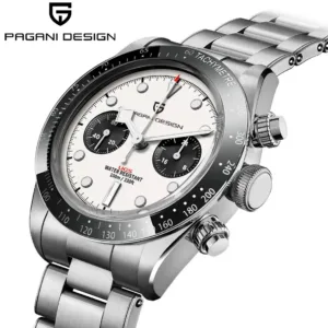 PAGANI DESIGN BB Panda Retro Sport Chronograph Luxury Quartz Watch For Men Sapphire mirror 10Bar Waterproof Wrist Watch 2024 New 1