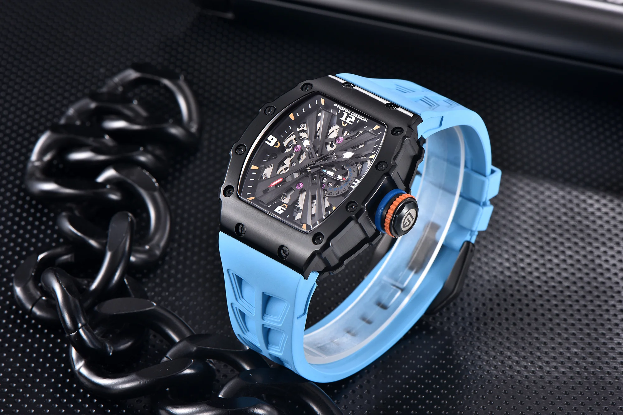 PAGANI DESIGN Top brand 2023 New Fashion Man VH65 Quartz Wristwatch Sapphire Stainless Steel 10MM Waterproof Watch For Men Clock