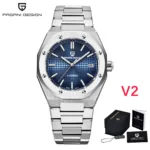 PAGANI DESIGN 2022 New Men NH35A Automatic Mechanical Wristwatch Top Brand Sapphire Clock Steel Waterproof Watch Reloj Hombre 10