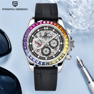 PAGANI Design PD1653 Men's Mechanical Automatic Watch Business Chronograph Fashion Stainless Steel Sapphire Clock Reloj Hombre 1