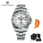 PAGANI Design TOP GMT Watch 42mm Men Automatic Mechanical Watches Sapphire Stainless Clock Relogio Masculino Waterproof 1682 7