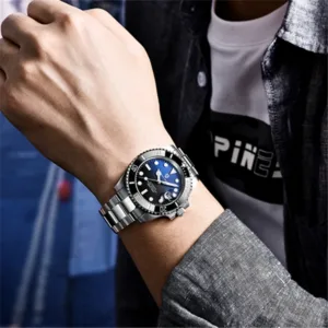 Pagani Design 2023 Men Automatic Mechanical Watch PD1661 Japan NH35 Dive Stainless Steel Waterproof Clock Sapphire Reloj Hombre 6