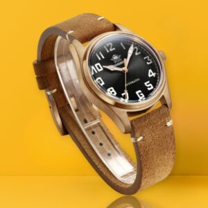 ADDIESDIVE 39mm Vintage Bronze Diver Watch – Automatic, 200 m Waterproof