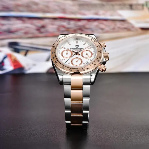 2025 PAGANI DESIGN Watch Men Chronograph Fashion Luxury Quartz Wristwatch Waterproof Stainless Steel Watch Man Relogio Masculino 5