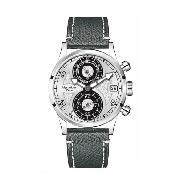 MysteriousCode Brand VK61 Men Watch Bubble Dome Glass 316L Stainless Steel Chronograph Clock waterproof 5Bar 2025 new watch 4