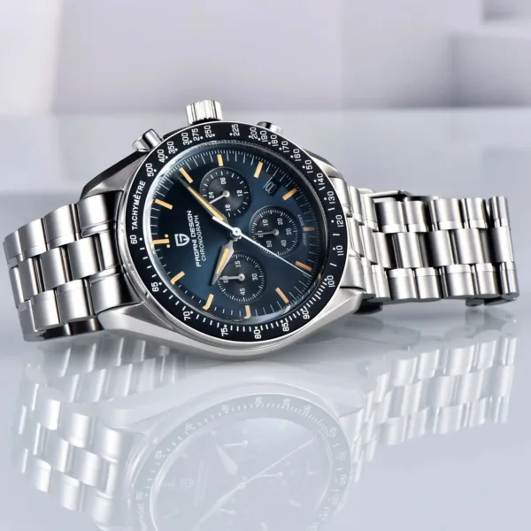 2025 New PAGANI DESIGN Tribute to CK2998 Moon Watch Retro Luxury Quartz Watches For Men Stainless steel Sport Chronograph Man 2