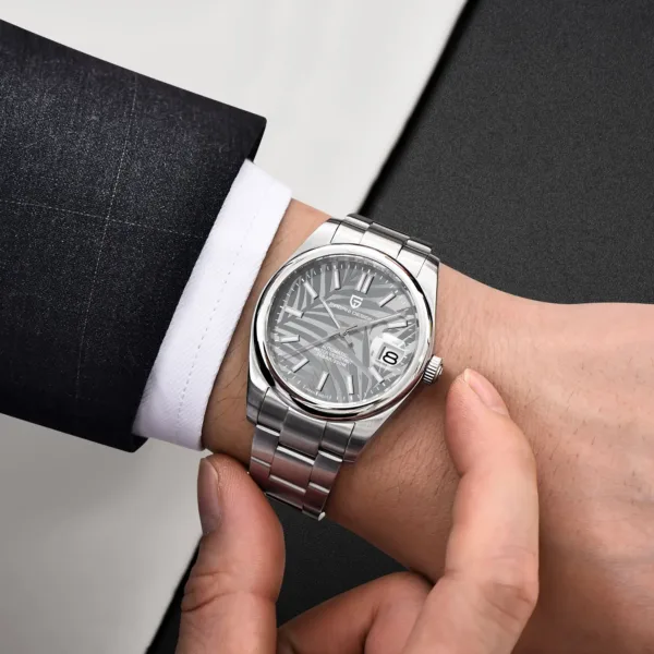 PAGANI DESIGN 39mm Men's Mechanical WristWatches NH35 Luxury Automatic Watch for men Sapphire Stainless Steel 20Bar Waterproof 3