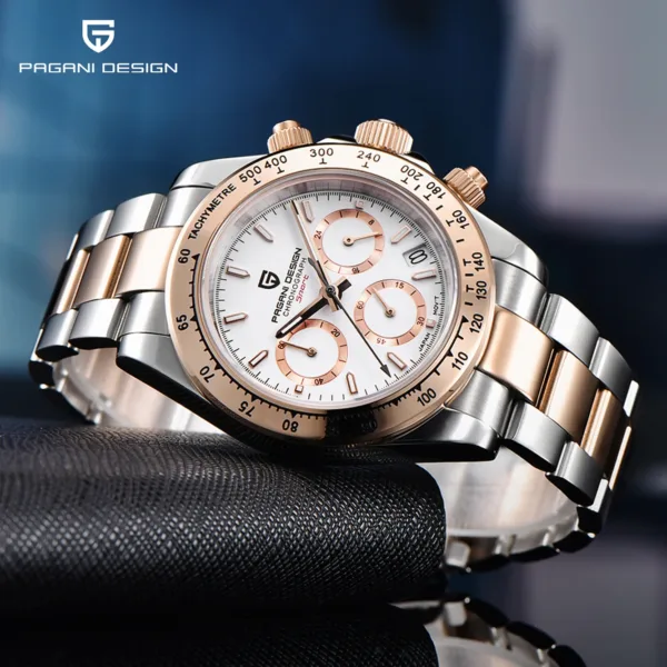 2025 PAGANI DESIGN Watch Men Chronograph Fashion Luxury Quartz Wristwatch Waterproof Stainless Steel Watch Man Relogio Masculino 1