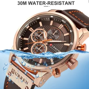 Top Brand Luxury Chronograph Quartz Watch Men Sports Watches Military Army Male Wrist Watch Clock CURREN relogio masculino 5
