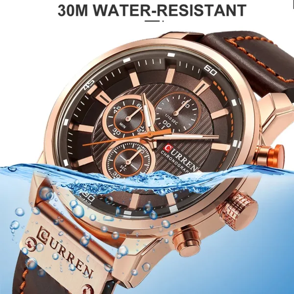 Top Brand Luxury Chronograph Quartz Watch Men Sports Watches Military Army Male Wrist Watch Clock CURREN relogio masculino 5