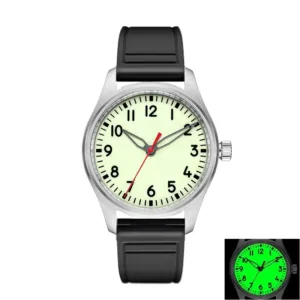 DD40mm Vh31 Beat Quartz Men Watches Sapphire Crystal waterproof 5Bar 316L Stainless Steel vintage Pilot Men watch 1