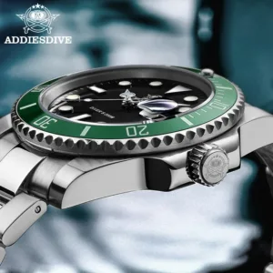 ADDIESDIVE Stainless Steel Watch Men's European and American Business Leisure Quartz Watch Waterproof Outdoor Sports Watch 3