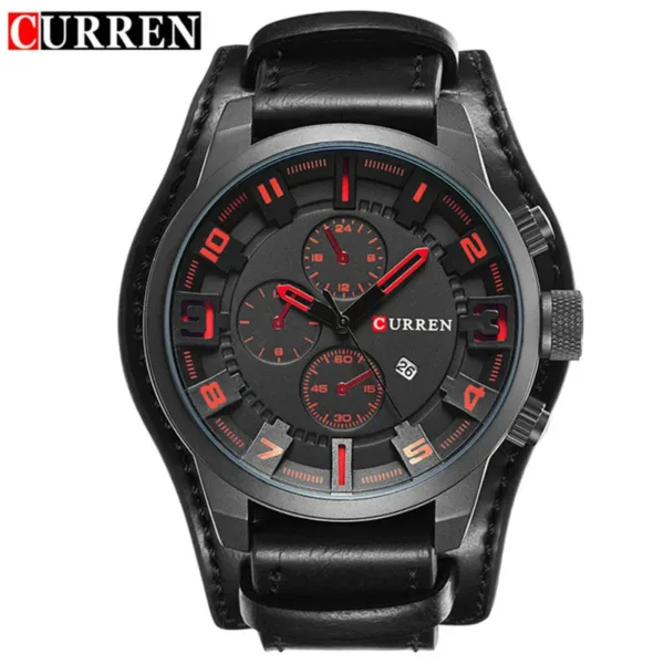 New Watches CURREN Luxury Brand Men Watch Leather Strap Fashion Quartz-Watch Casual Sports Wristwatch Date Clock Relojes 8225 3