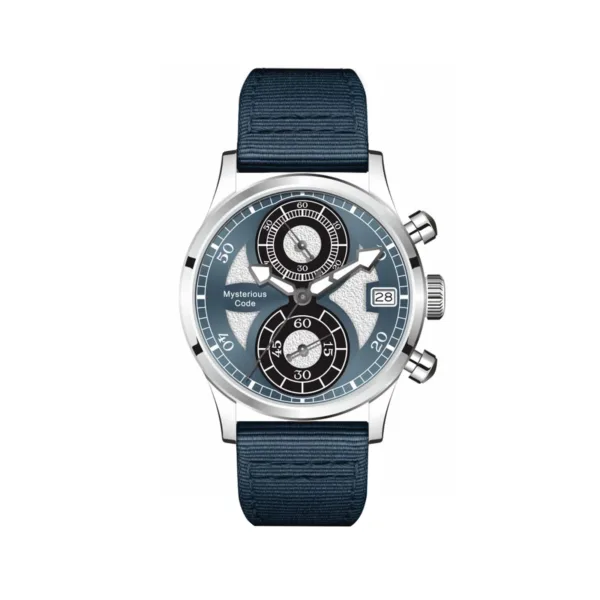 MysteriousCode Brand VK61 Men Watch Bubble Dome Glass 316L Stainless Steel Chronograph Clock waterproof 5Bar 2025 new watch 4