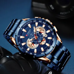 Relogio Masculino CURREN Business Men Watch Luxury Brand Stainless Steel Wrist Watch Chronograph Army Military Quartz Watches 6