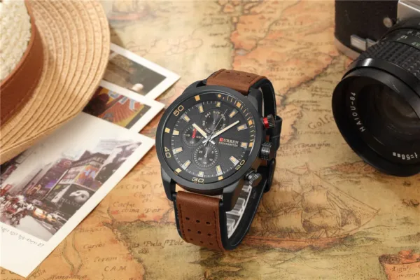 CURREN top brand design new fashion casual cool sport man clock military army business wrist quartz male luxury gift watch 2