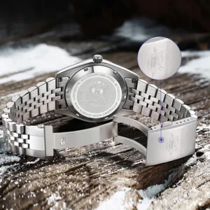 ADDIESDIVE 39mm Men’s Automatic NH35 Diver Watch – 100m Waterproof 4