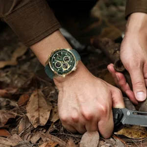 New NAVIFORCE Watches for Men Leather Mens Military Sport Waterproof Watch Quartz WristWatch Chronograph Male Clock 6