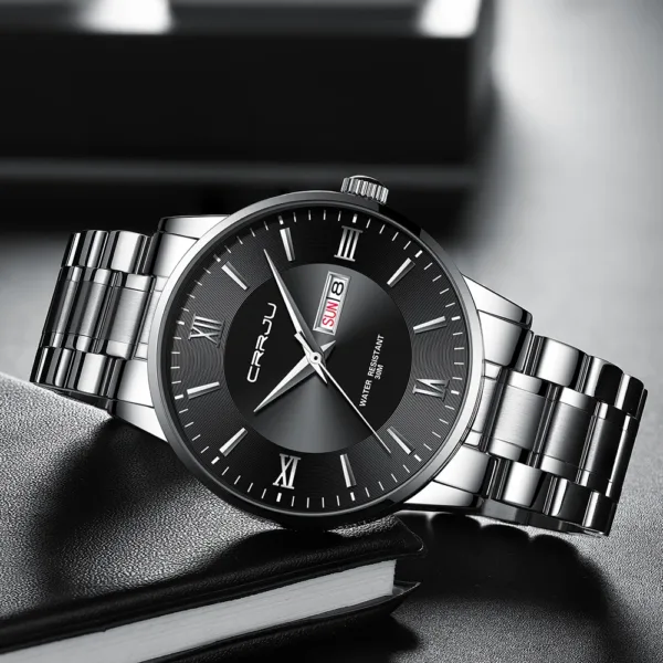 2021 CRRJU Top Brand Luxury Sport Watches Mens Quartz Wristwatch Fashion Watch Men 30ATM Waterproof Date Clock Relogio Masculino 6