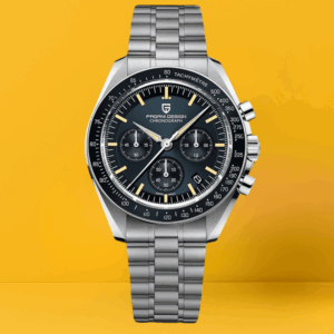 2025 PAGANI DESIGN CK2998 Tribute Moon Watch – Retro Luxury Quartz Chronograph for Men, Stainless Steel, Sapphire, Luminous
