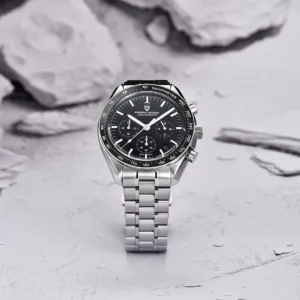 PAGANI DESIGN 2025 New Moon Men's Watches Luxury Quartz Watch For Men AR Sapphire Glass 100M Waterproof Wristwatch Chronograph 3