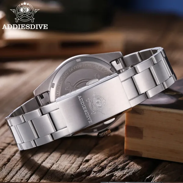 ADDIESDIVE Top Brand 39mm Quartz GMT Watches 20Bar Waterproof Luminous Bubble Mirror Sport Glass Watch for Men Relogio Masculino 3