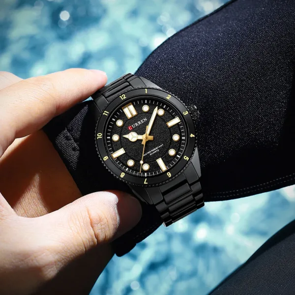 CURREN 2025 New Luxury Watch Business Waterproof Male Clock Luminous Stainless Steel Quartz Men Watch reloj hombre 3