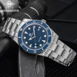 ADDIESDIVE Luxury Men's Analog Watch BGW9 Luminous Ceramic Bezel Bubble Mirror Glass Diver's Watch 200m Quartz Watches AD2068 6