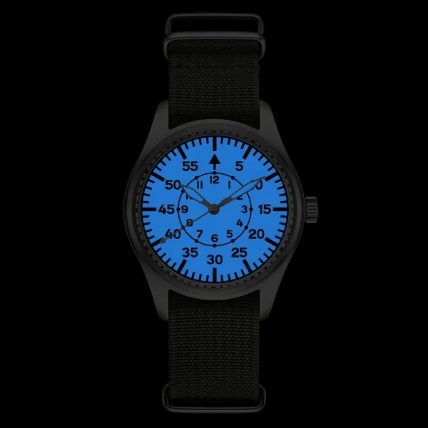 40mm Beat Quartz vh31 Men Watches Sapphire Crystal Clock waterproof 5Bar 316L Stainless Steel vintage Pilot Men watch 6