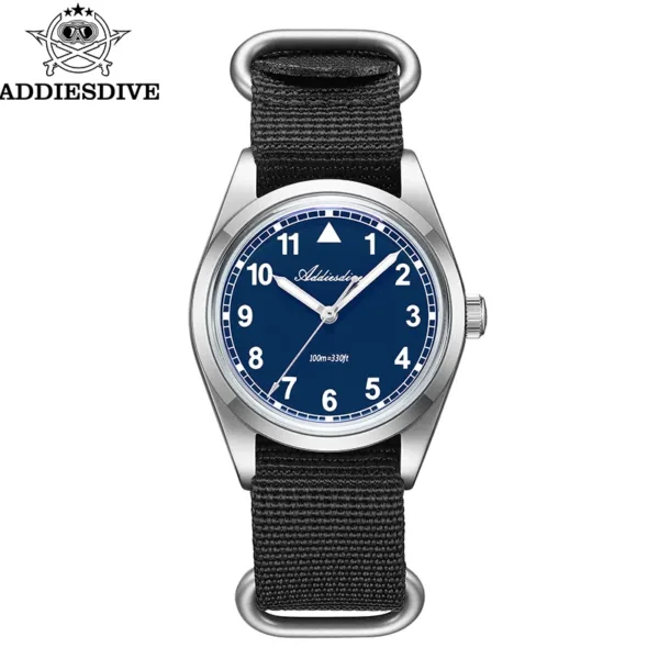 ADDIESDIVE 36mm Men’s Analog Quartz Watch – Bubble Mirror & 100m Waterproof 2