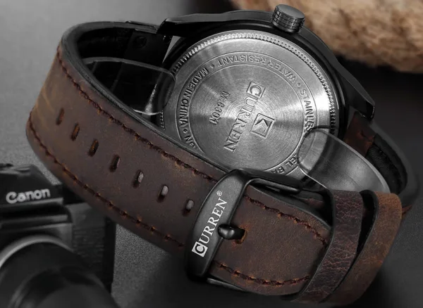 Luxury Watch Brand CURREN Men Military Sports Watches Men's Quartz Date Clock Man Casual Leather Wrist Watch Relogio Masculino 5